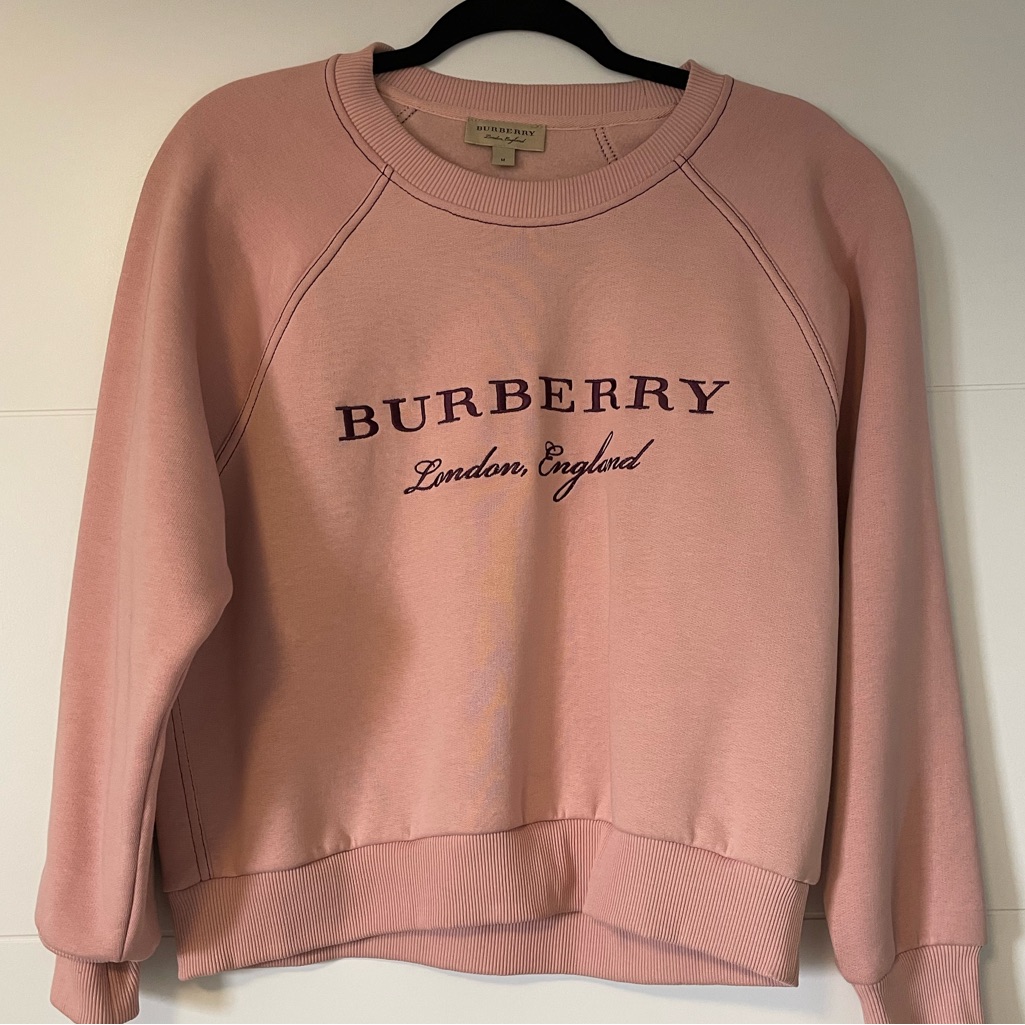 New Burberry Pink Sweater Pullover